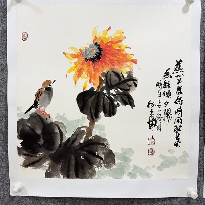 国画李德云老师手绘作品