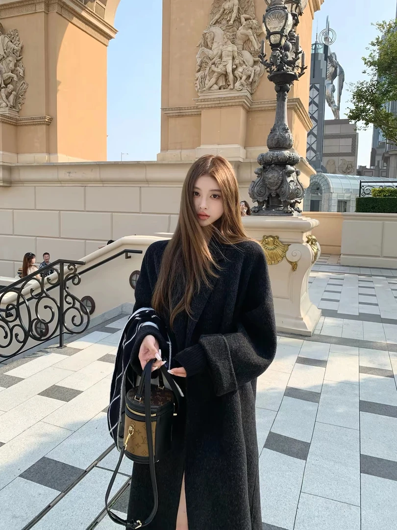 张小菜【051-100】女款白色百搭宽松加厚韩版立领网红女装