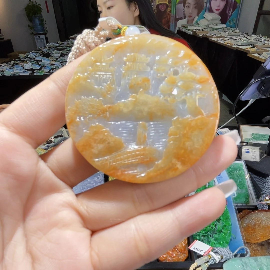 颈饰未镶嵌翡翠一