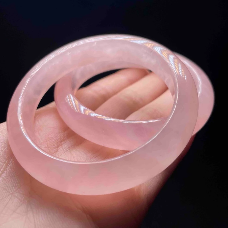 【小魏总珠宝】粉晶手镯（11*8mm）【多样性发一】