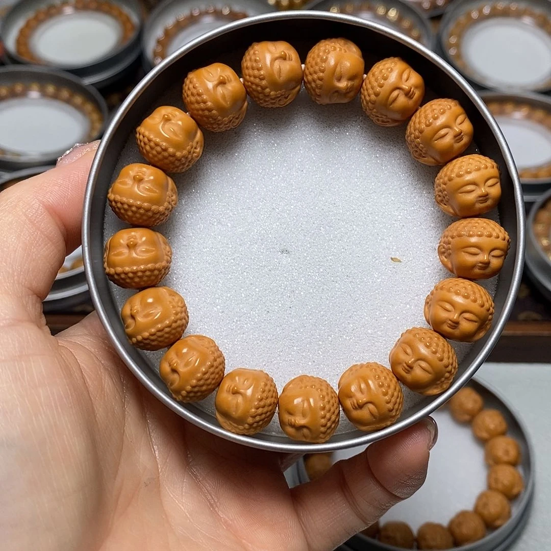 猴头核桃手串337号14左右精品宝宝佛全品