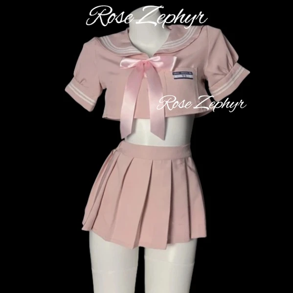 纯情学妹  纯欲超短百褶裙JK校园风露脐可爱软妹