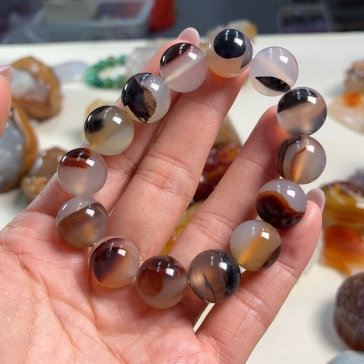 玛瑙/玉髓未镶嵌吊坠(不含链)