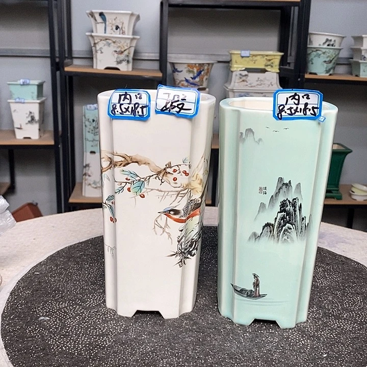 紫砂的花盆很漂亮23