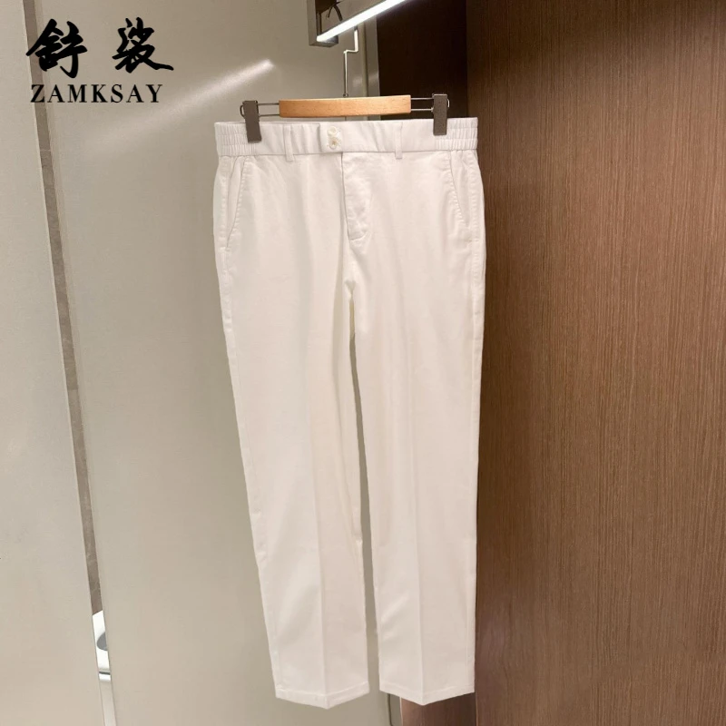 轻奢老钱风高级感简约休闲长裤男秋冬新款时尚帅气青年直筒裤男款