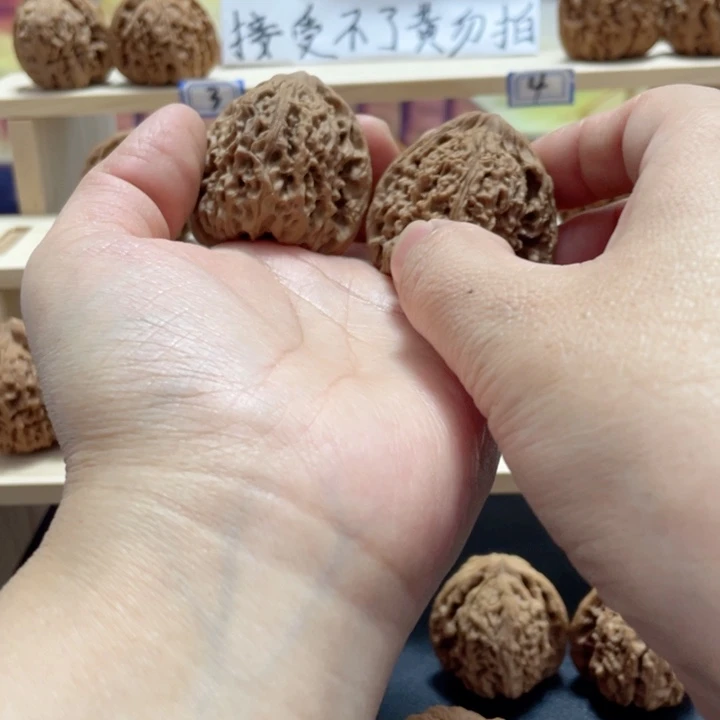 阿***三核桃手串/手链涿鹿南疆石核桃