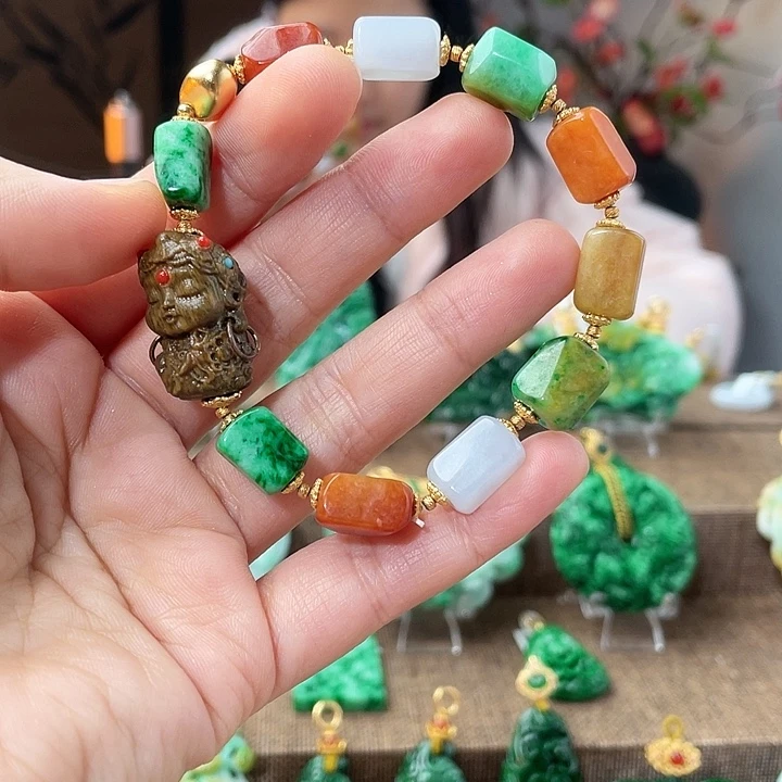 翡翠未镶嵌手串福利