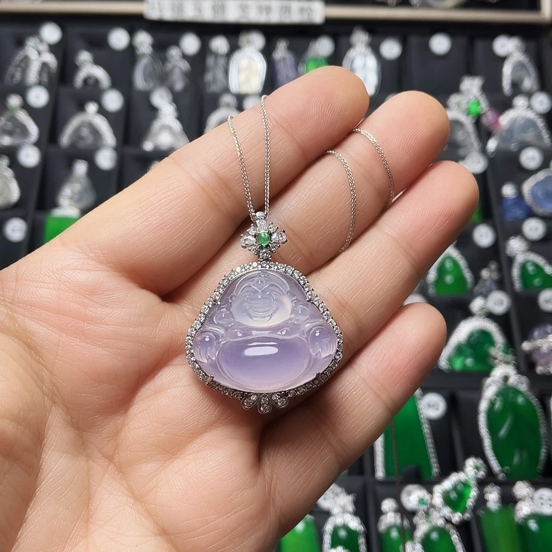 玛瑙/玉髓银S925镶嵌颈饰