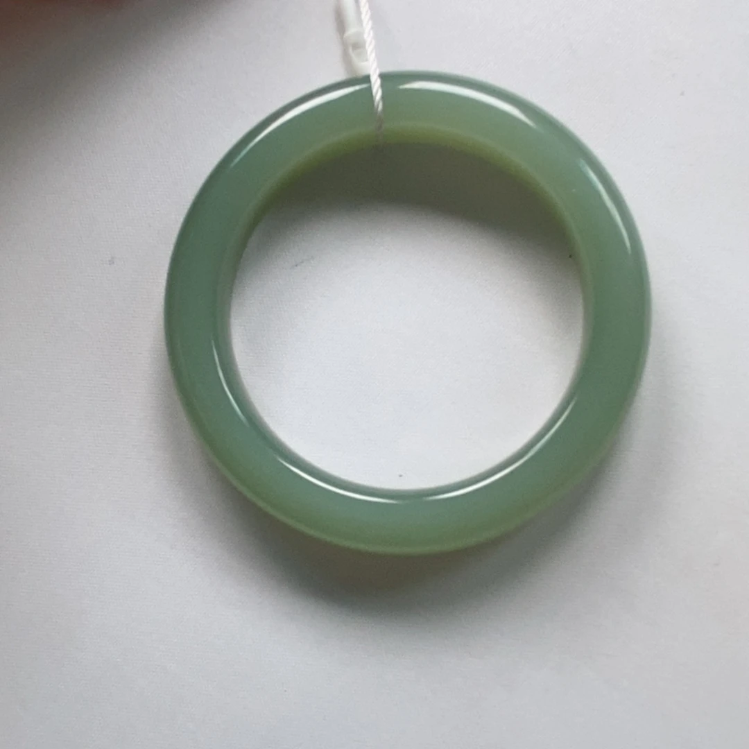 未镶嵌和田玉（糖玉）手链D****和田玉湖水手镯55.4