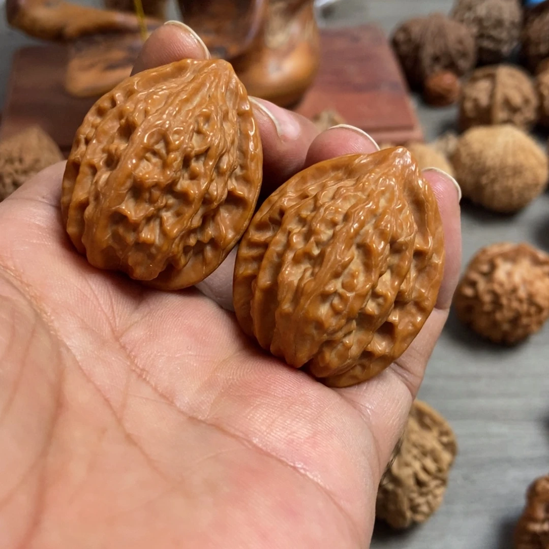 一***类吊坠文玩核桃野麻33尺