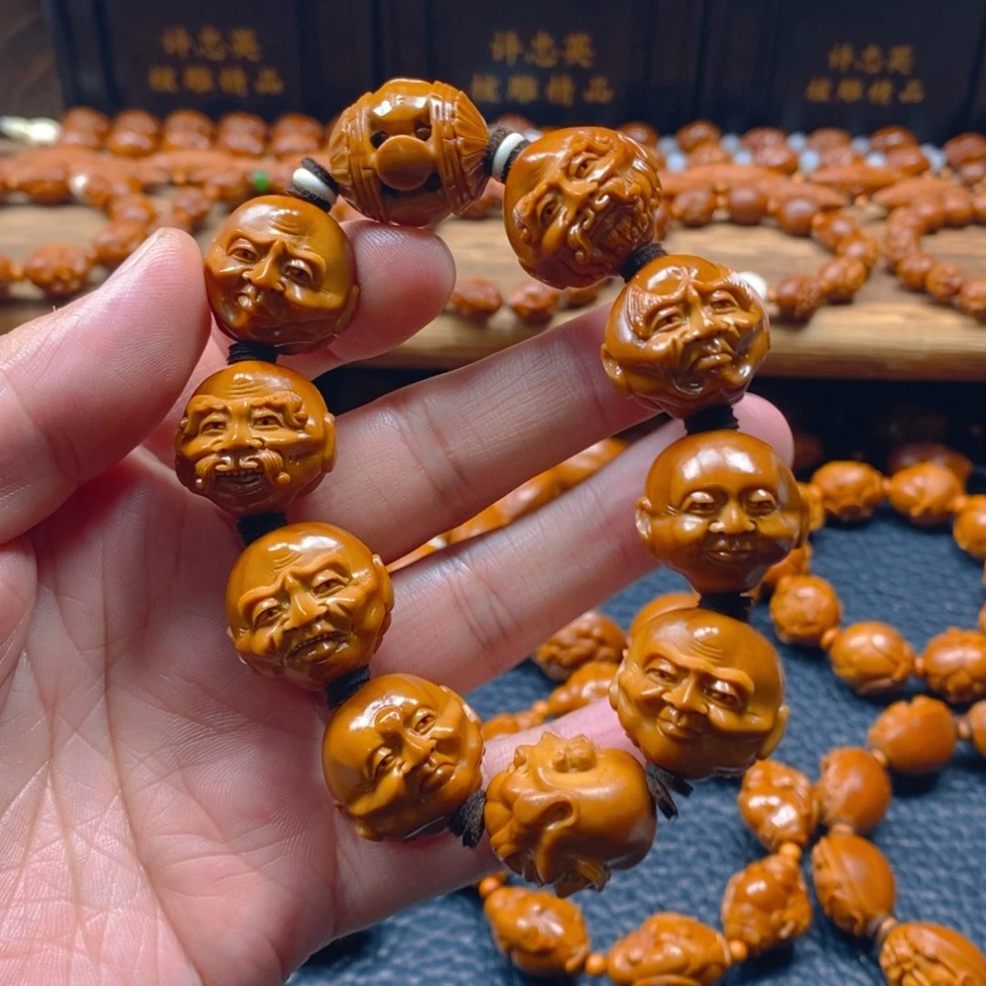 手串/手链橄榄核许静健21×21须派十八罗汉