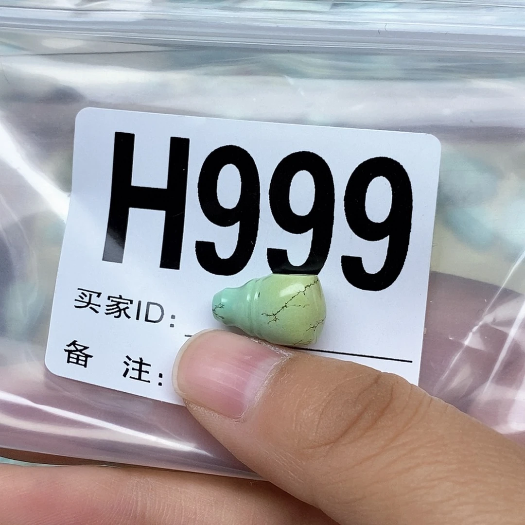 绿松石配饰未镶嵌金**马