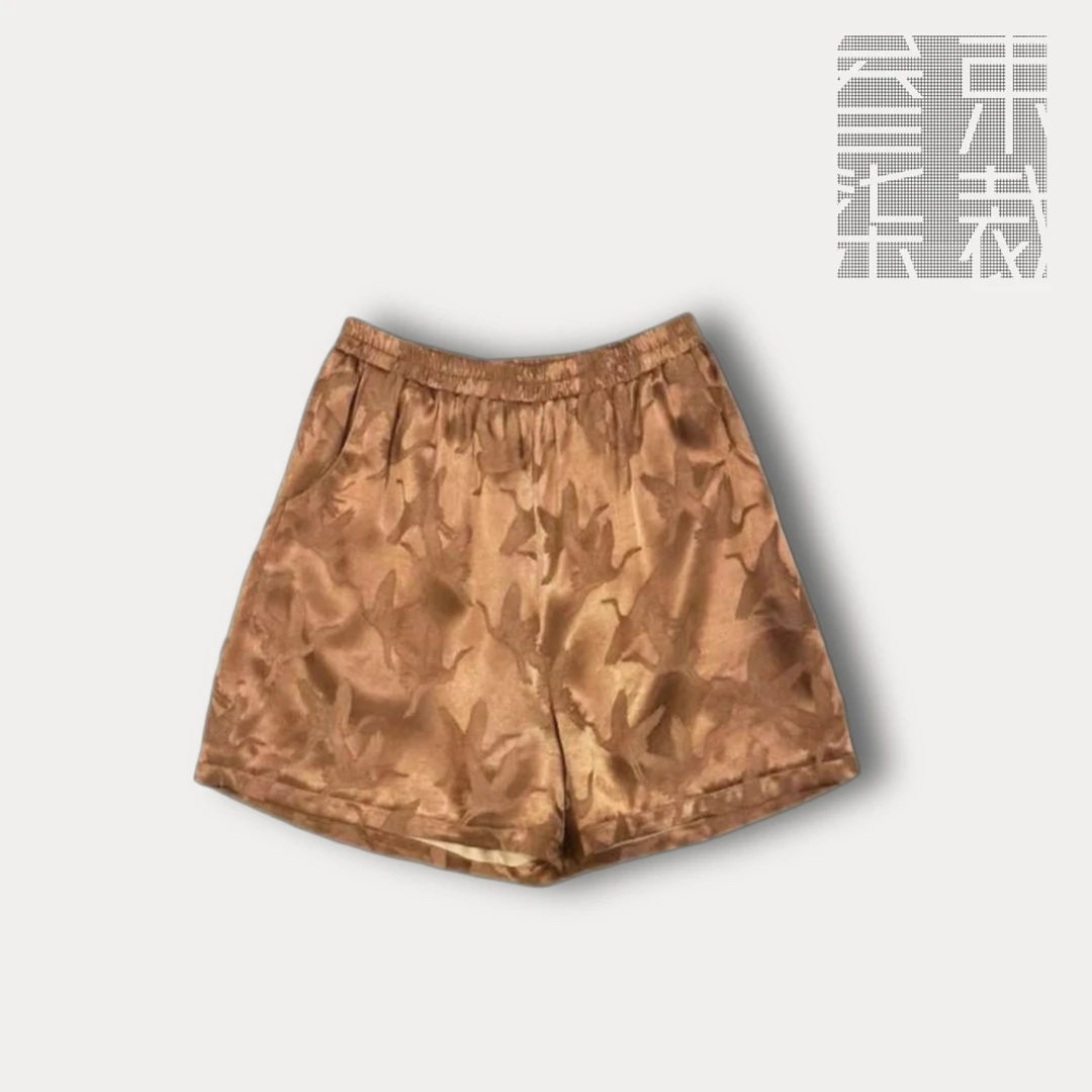 550【小香裤】桑蚕丝气质西装裤夏季时尚休闲百搭新款宽松