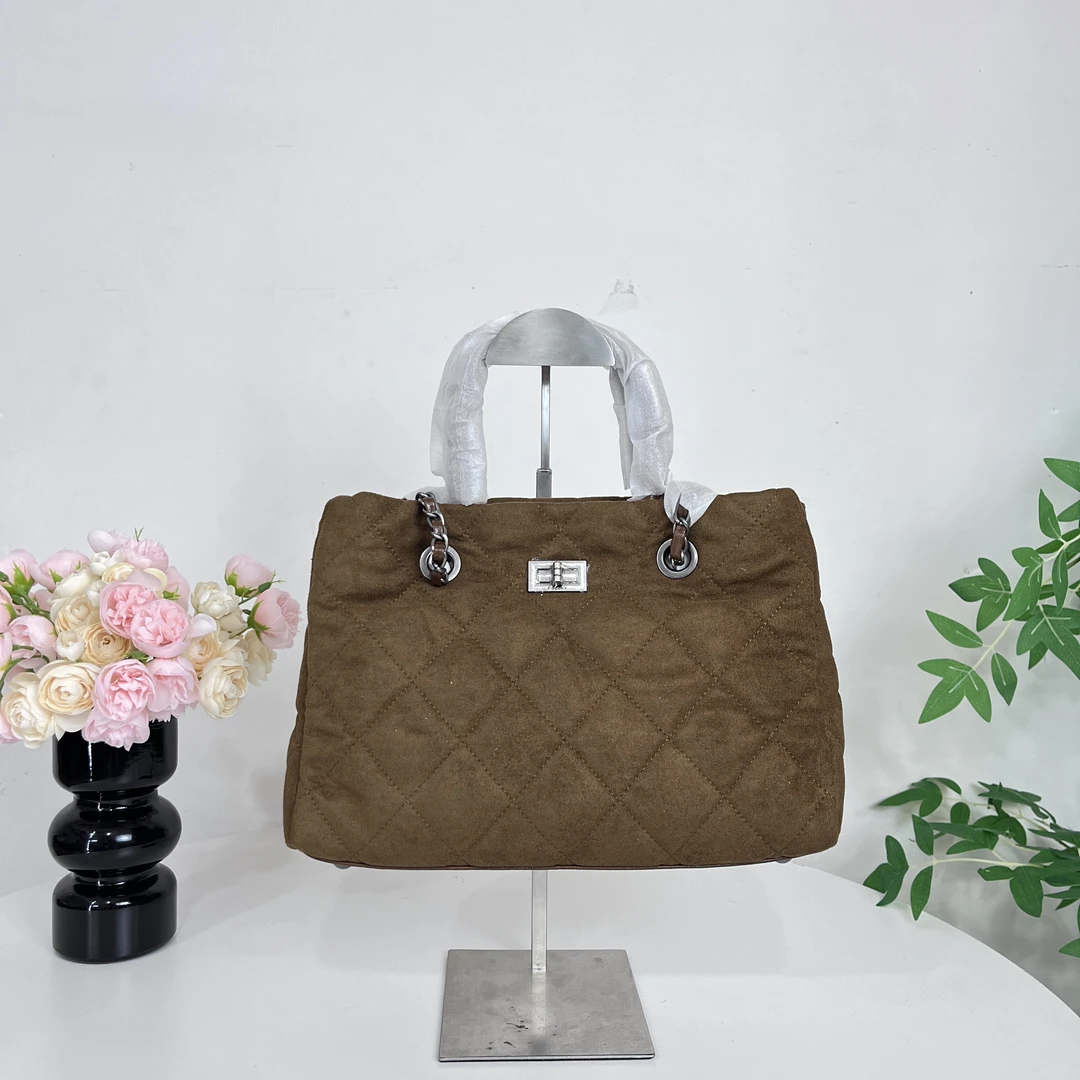 小D家棕色休闲百搭轻奢女款单肩斜挎包