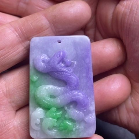 白玉菩提吊坠摆件