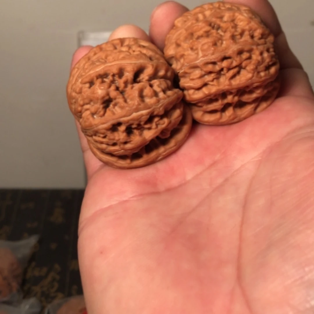 【闪购商品】文玩核桃把件大粗筋42