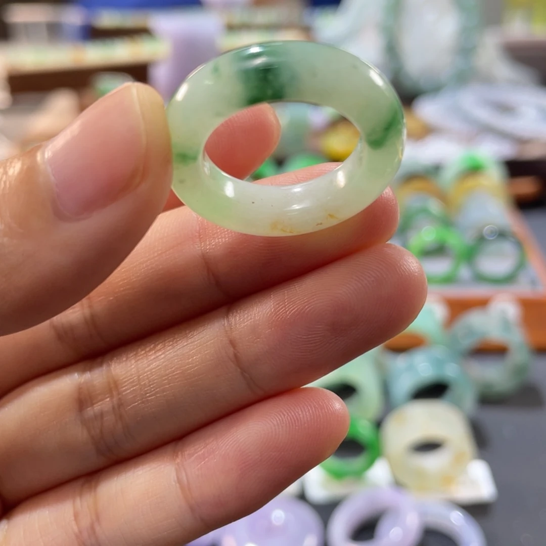 定制翡翠未镶嵌夏***茶翡翠