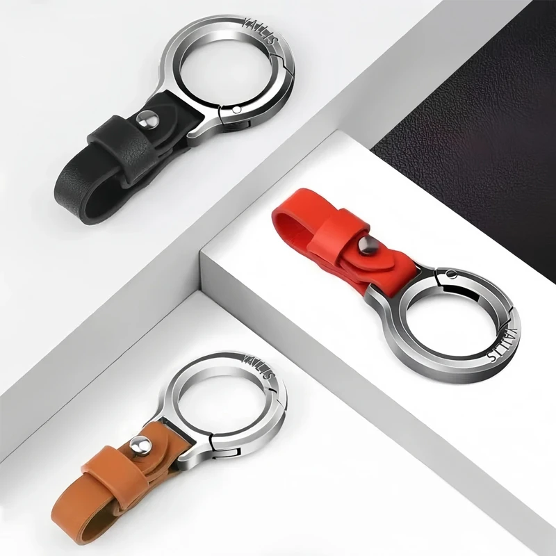 【福利价】普路驰汽车钥匙扣高档真皮挂扣车钥匙套绳情侣钥匙链挂绳