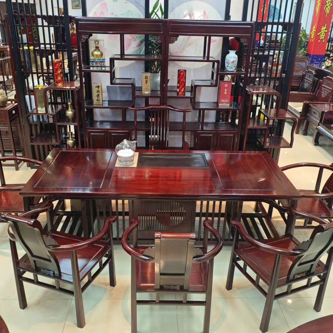 酸枝木 2.26湿泡茶台尺寸:长226宽97高73