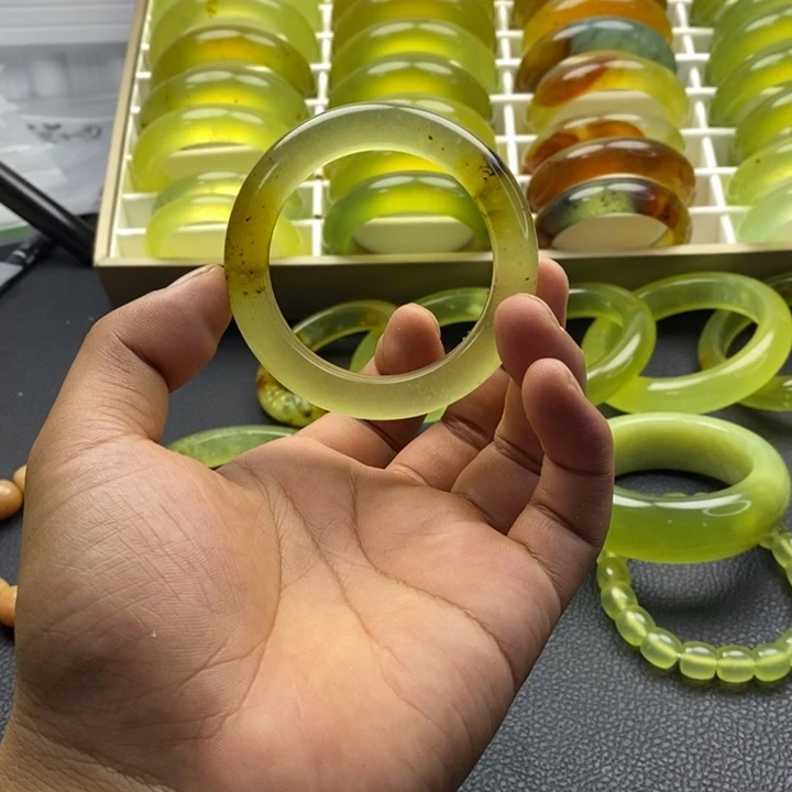 蛇纹石玉合金手镯51