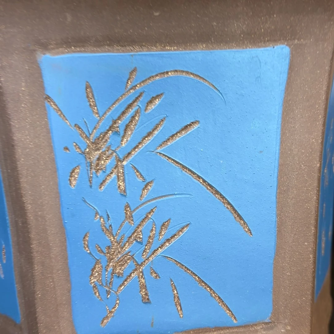 紫砂花盆口径27.17口径