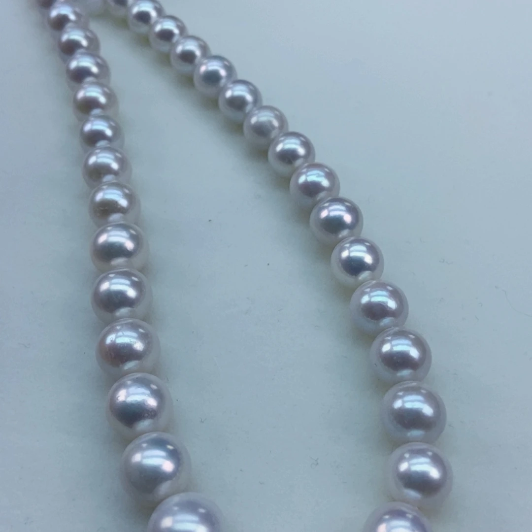 淡水珍珠9/11极光炫彩正圆银S925镶嵌