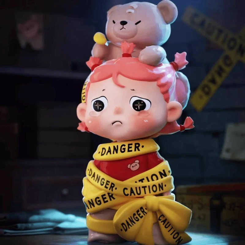 【拆盒】呆呆侦探黛西古堡密案系列潮玩盲盒手办