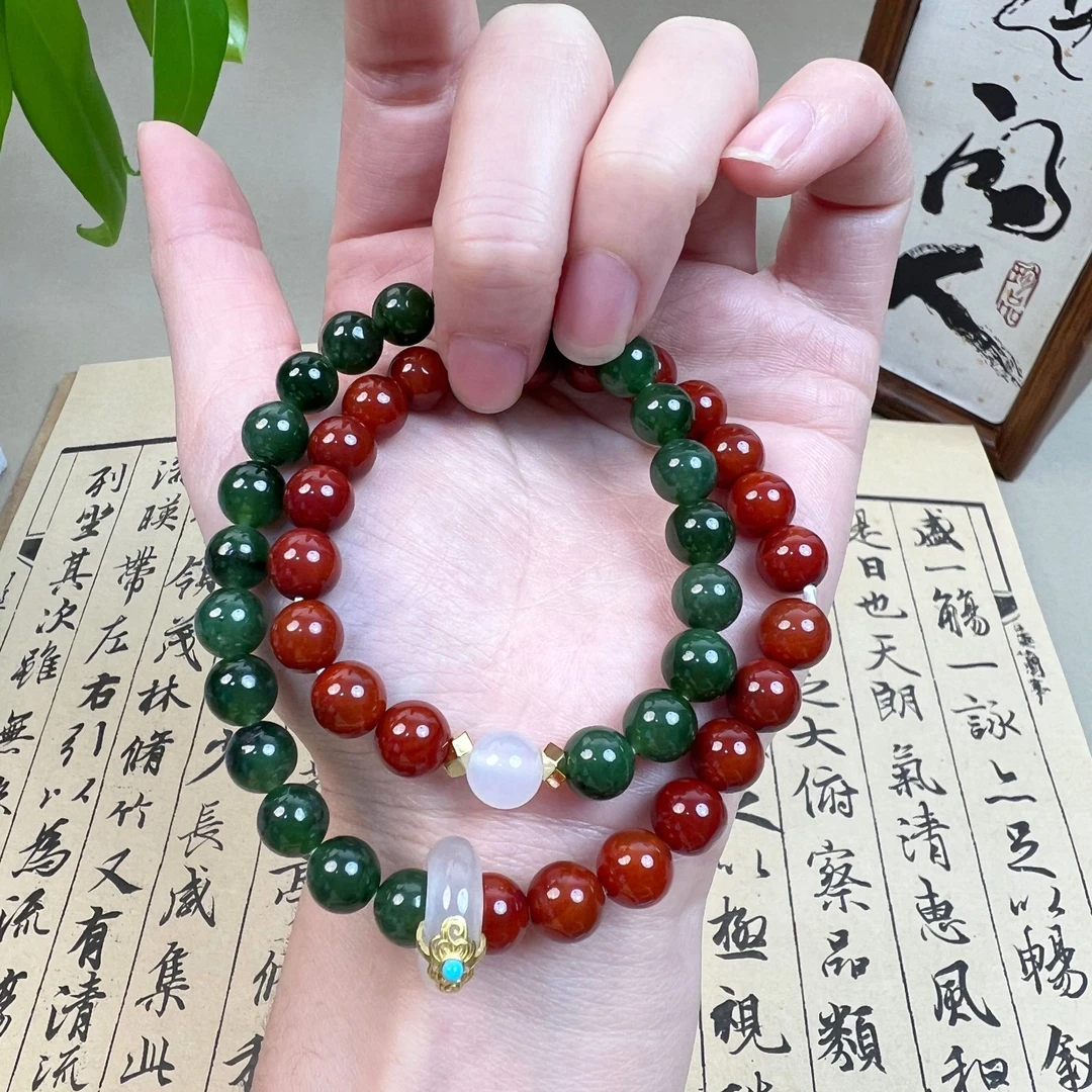 【B040-相宜】南红玛瑙手串气质百搭新中式大气简约民族风