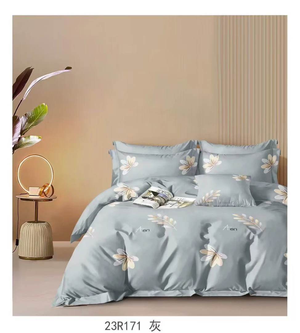 双人被罩-叶羽-全棉加厚斜纹棉精梳单人被罩 尺寸2米*2.3米