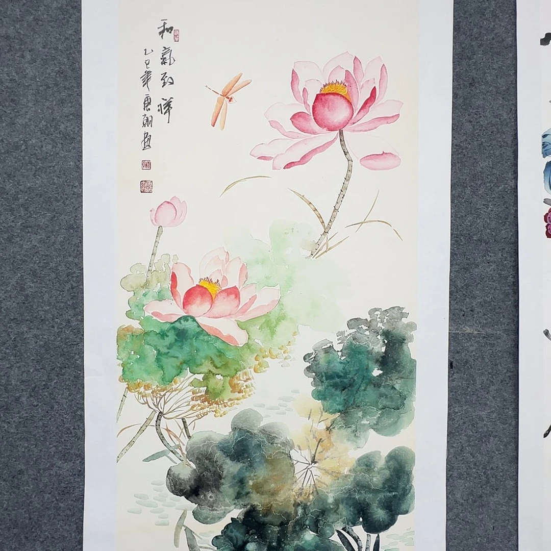 国画100*50纯手绘