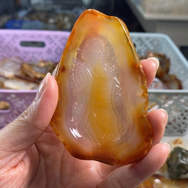 玛瑙/玉髓吊坠(不含链)未镶嵌