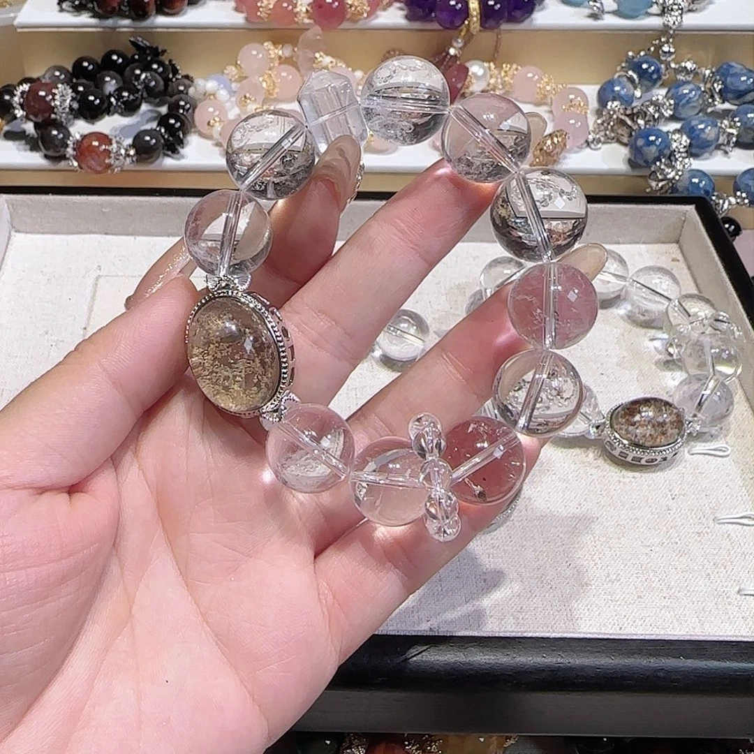 水晶手链未镶嵌吧