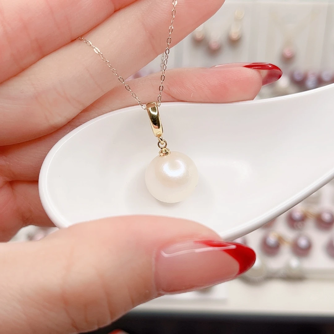 淡水珍珠吊坠(赠链)合金