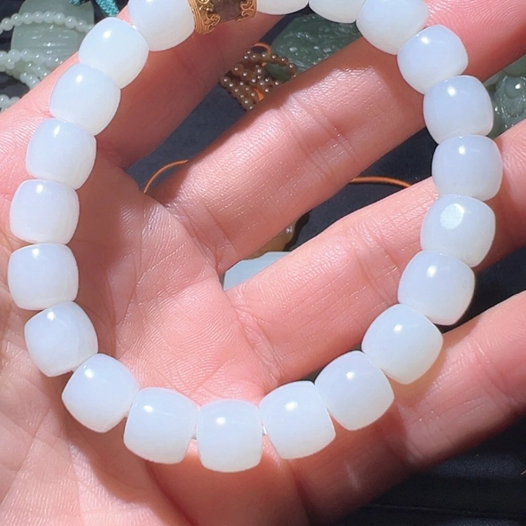 和田玉（白玉）未镶嵌手链