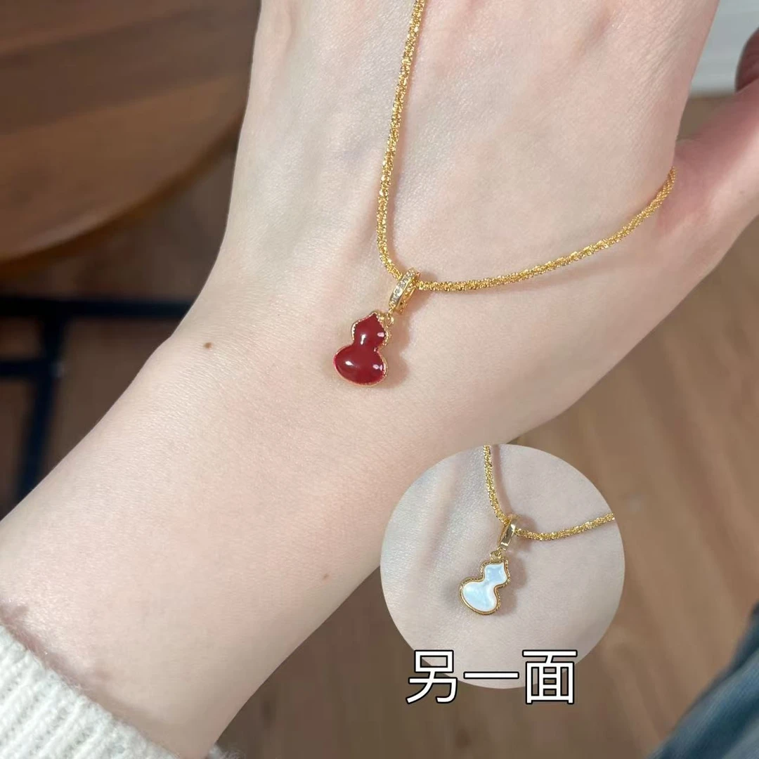 铜合金项链 CC9287 高定系列 贝壳项链 38+8CM