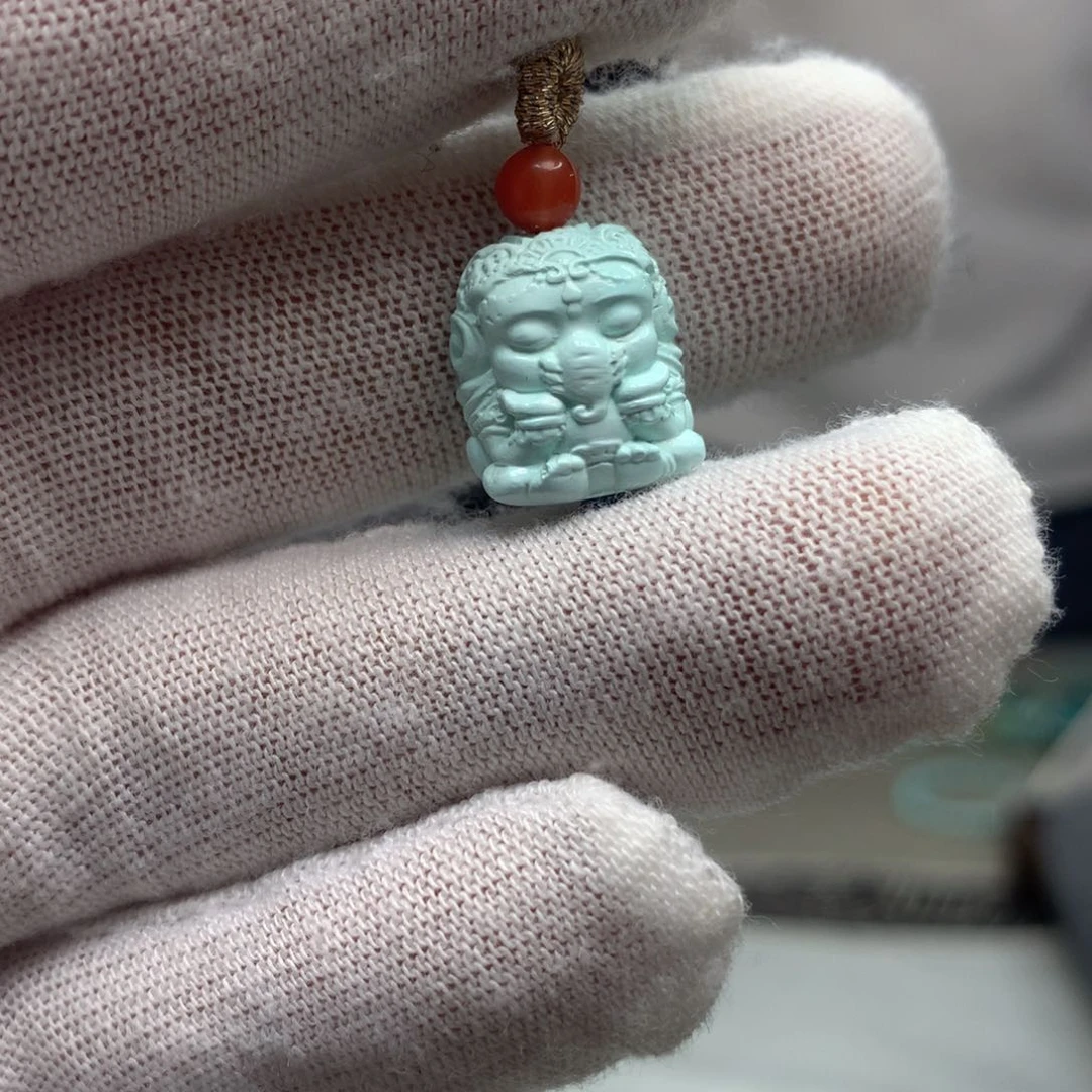 绿松石挂件未镶嵌