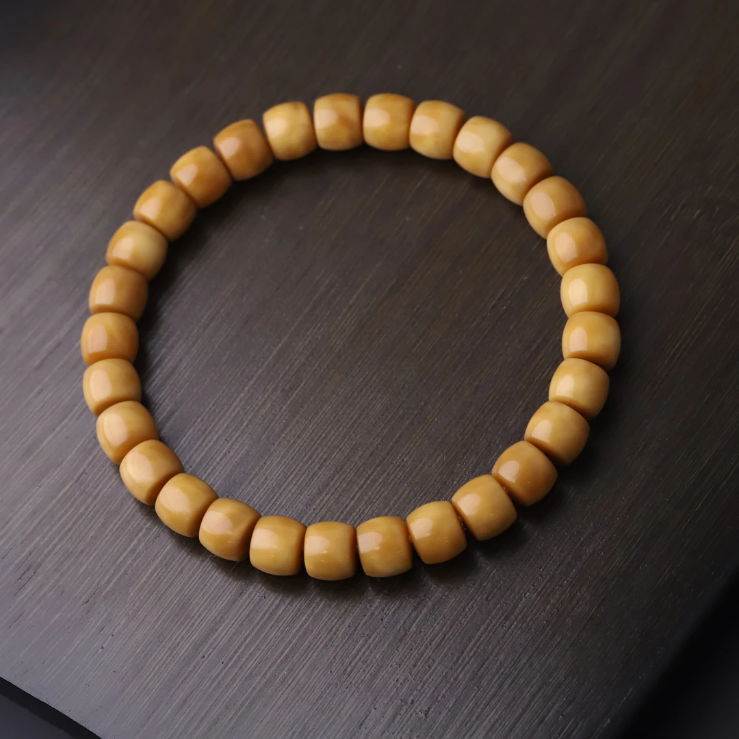 S9111【定制玉化龙脊】精工直切龙脊菩提单圈文玩手串