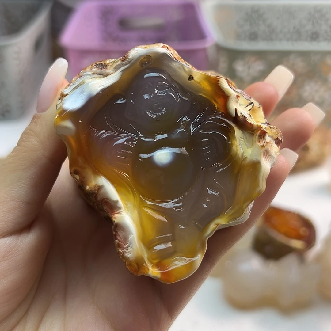 玛瑙/玉髓未镶嵌吊坠(不含链)