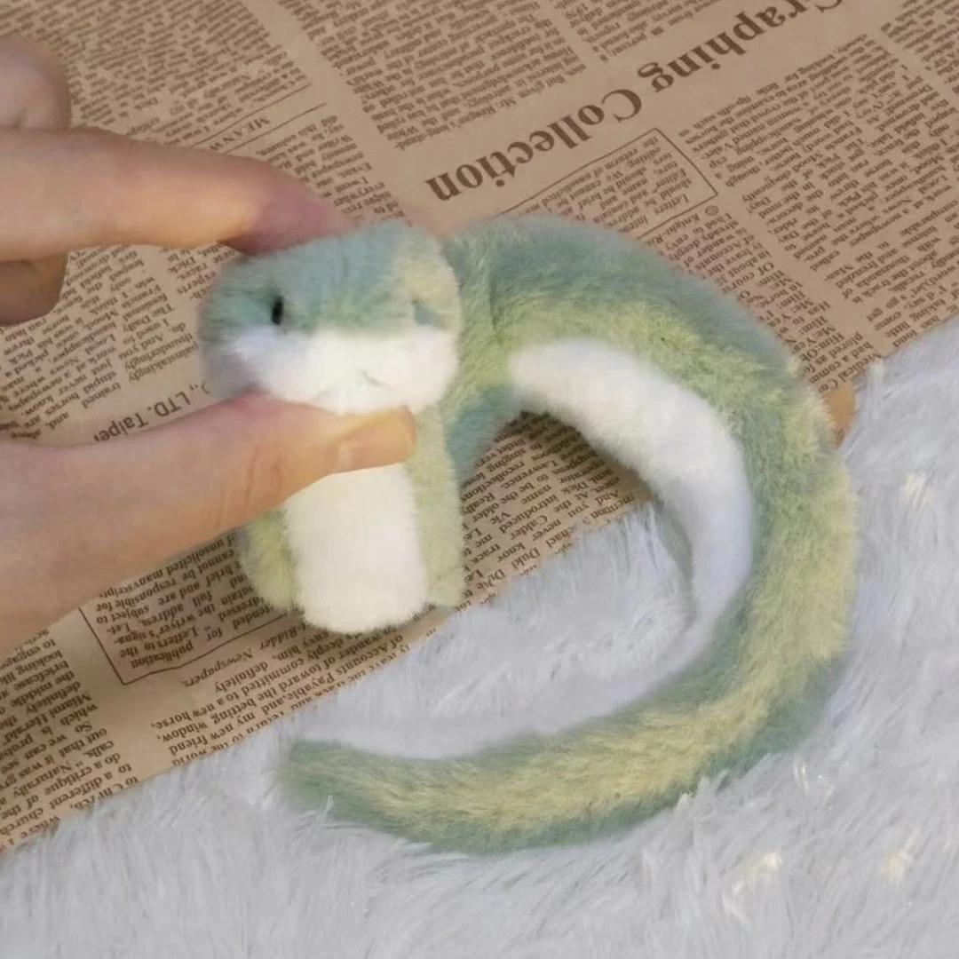 蛇年吉祥物可爱小蛇公仔毛绒玩偶布娃娃玩偶沙发客厅摆件