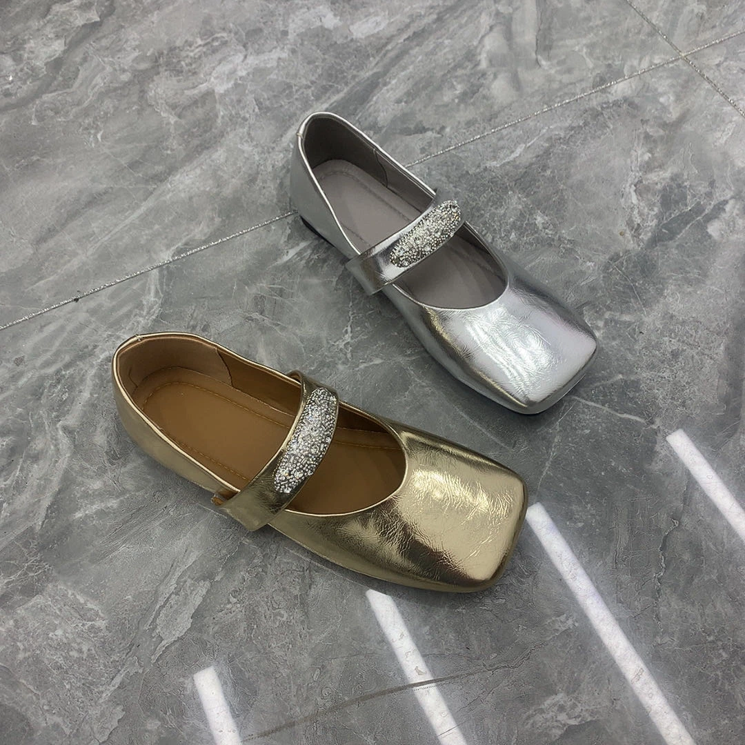 波哥大码女鞋40-43码6318-7韩版复古百搭休闲洋气网红显瘦拖鞋