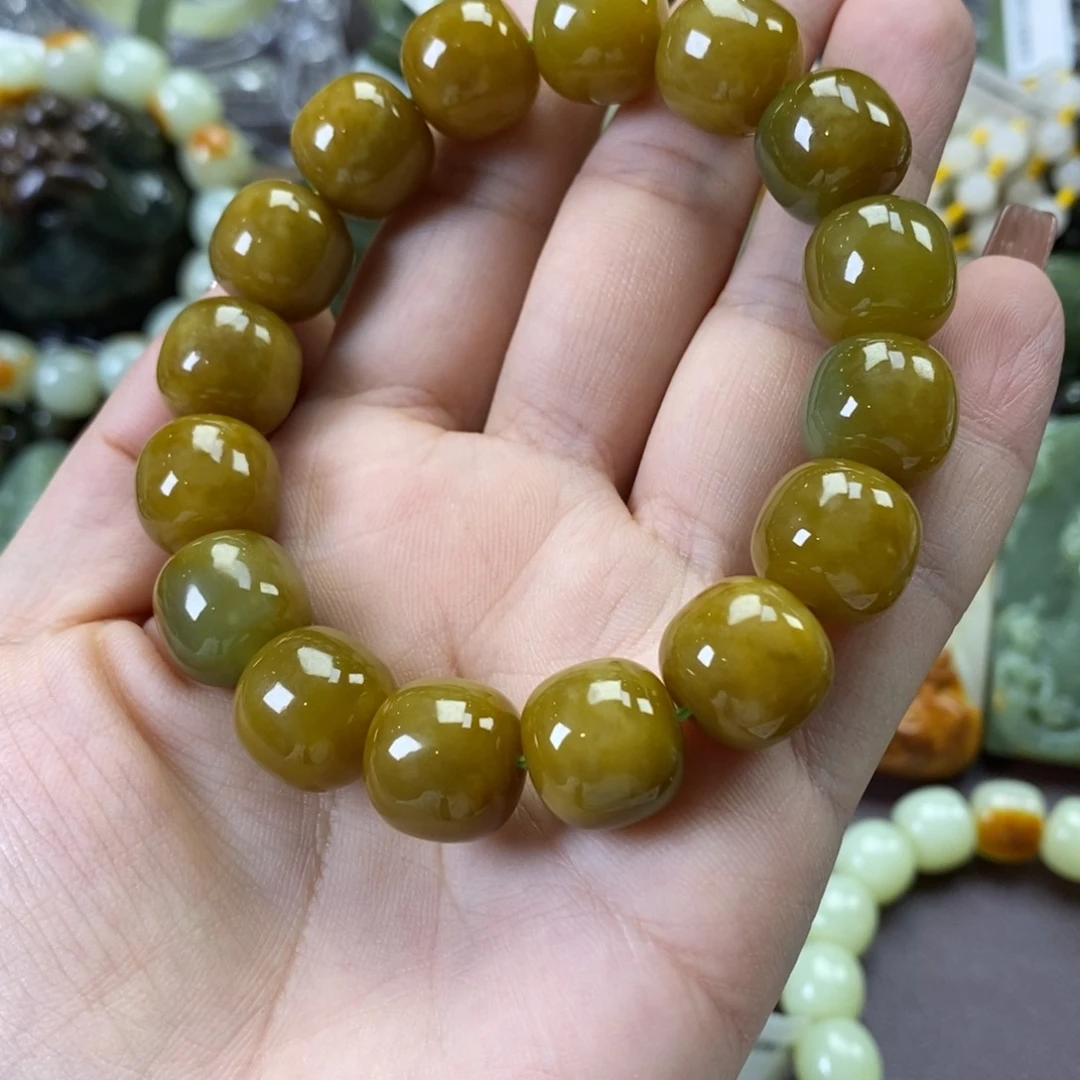 手串未镶嵌透闪石质玉遥****豹