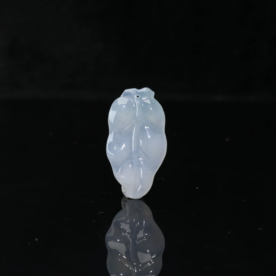 FC6天然缅甸翡翠A货叶子/801145/厦门保利拍卖