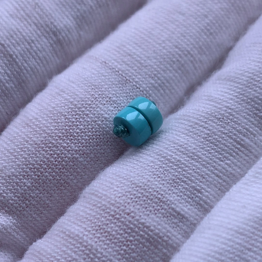 绿松石未镶嵌珠宝奇石直径5.7mm