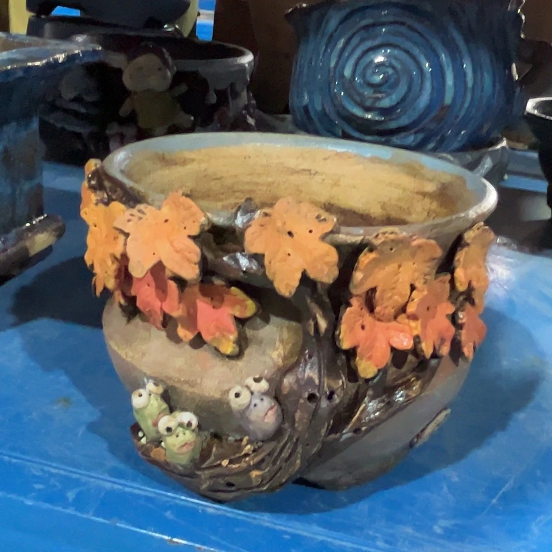 986 号陶然花器手工花盆