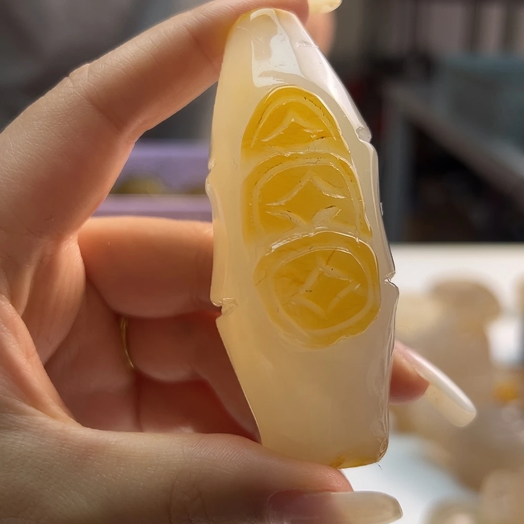 玛瑙/玉髓未镶嵌吊坠(不含链)