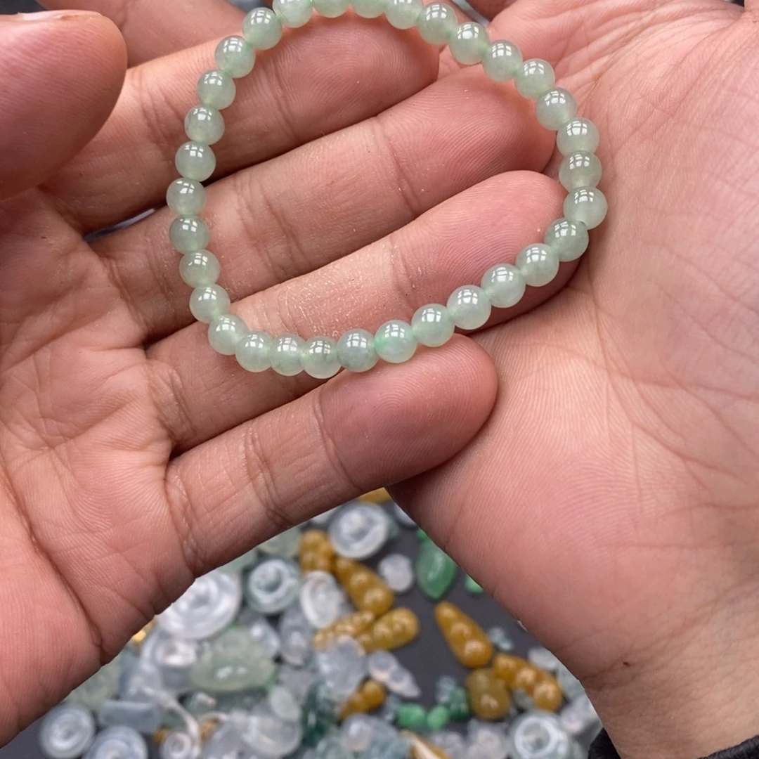 翡翠未镶嵌手链天然a货翡翠39