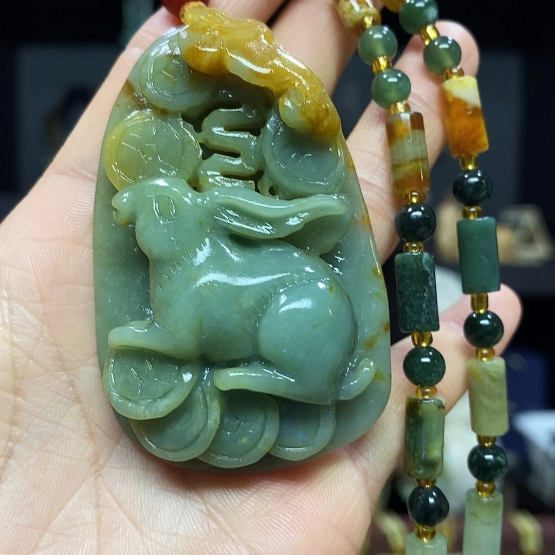 岫玉挂件吊坠未镶嵌