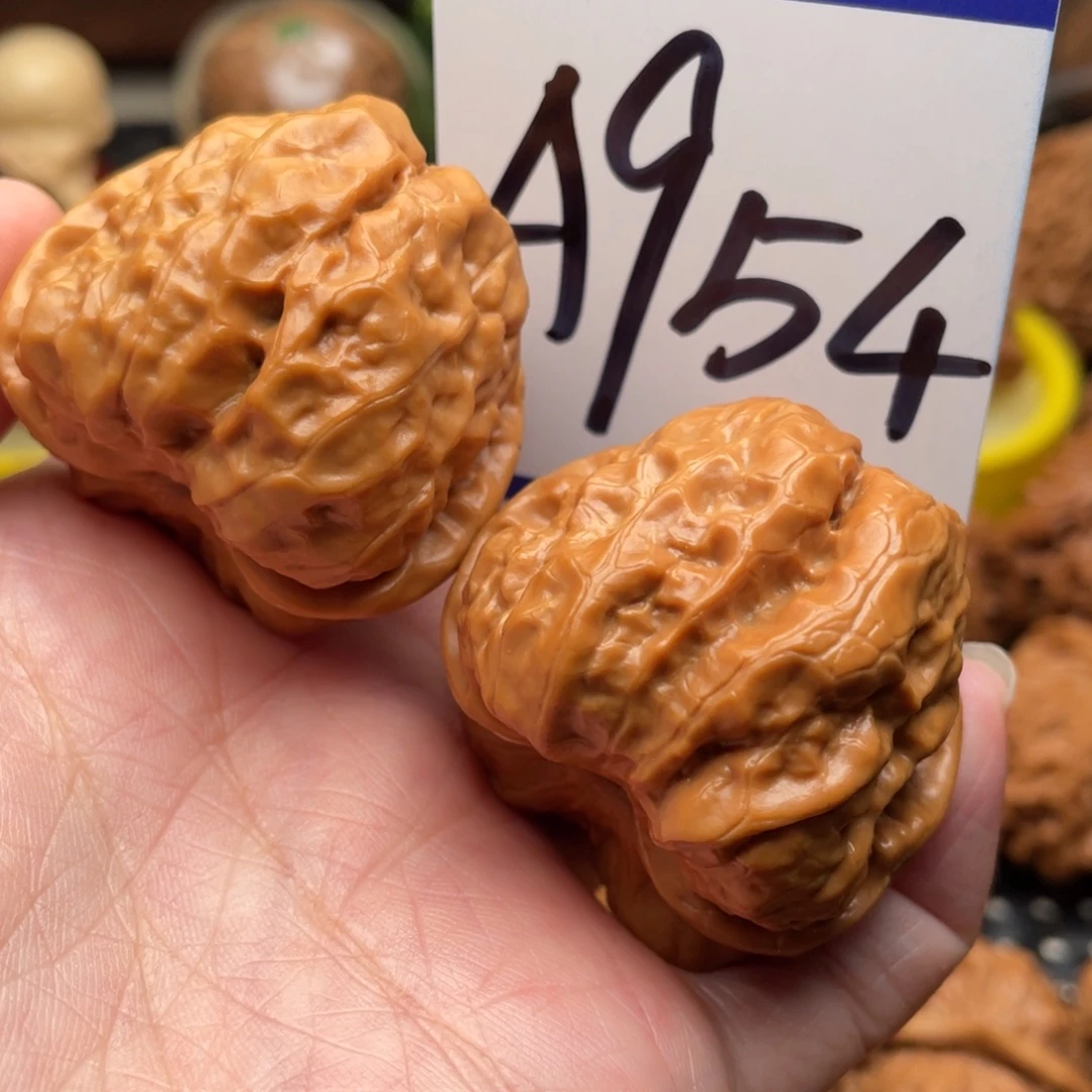 桃核把件蛤蟆头39