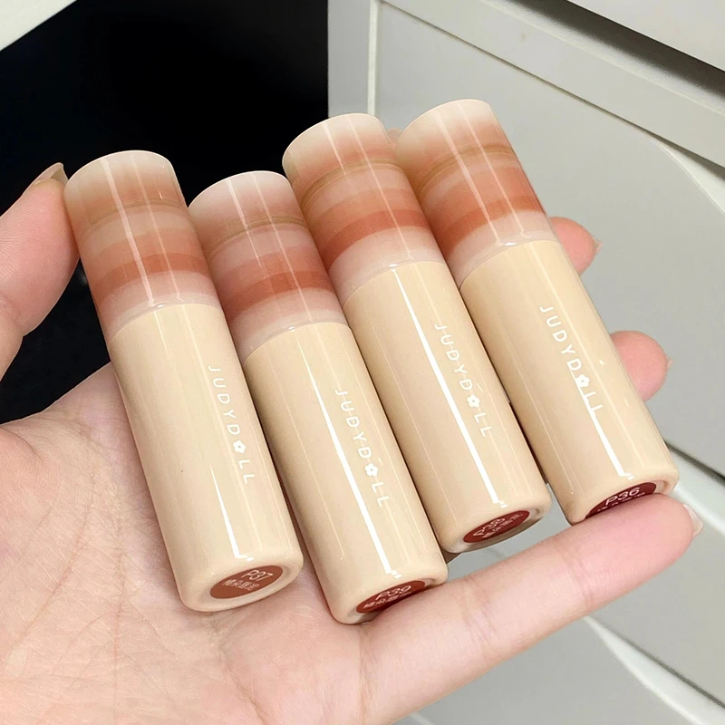 橘家小奶泥唇泥哑光口红裸色唇釉雾面唇霜日常淡妆素颜显白学生