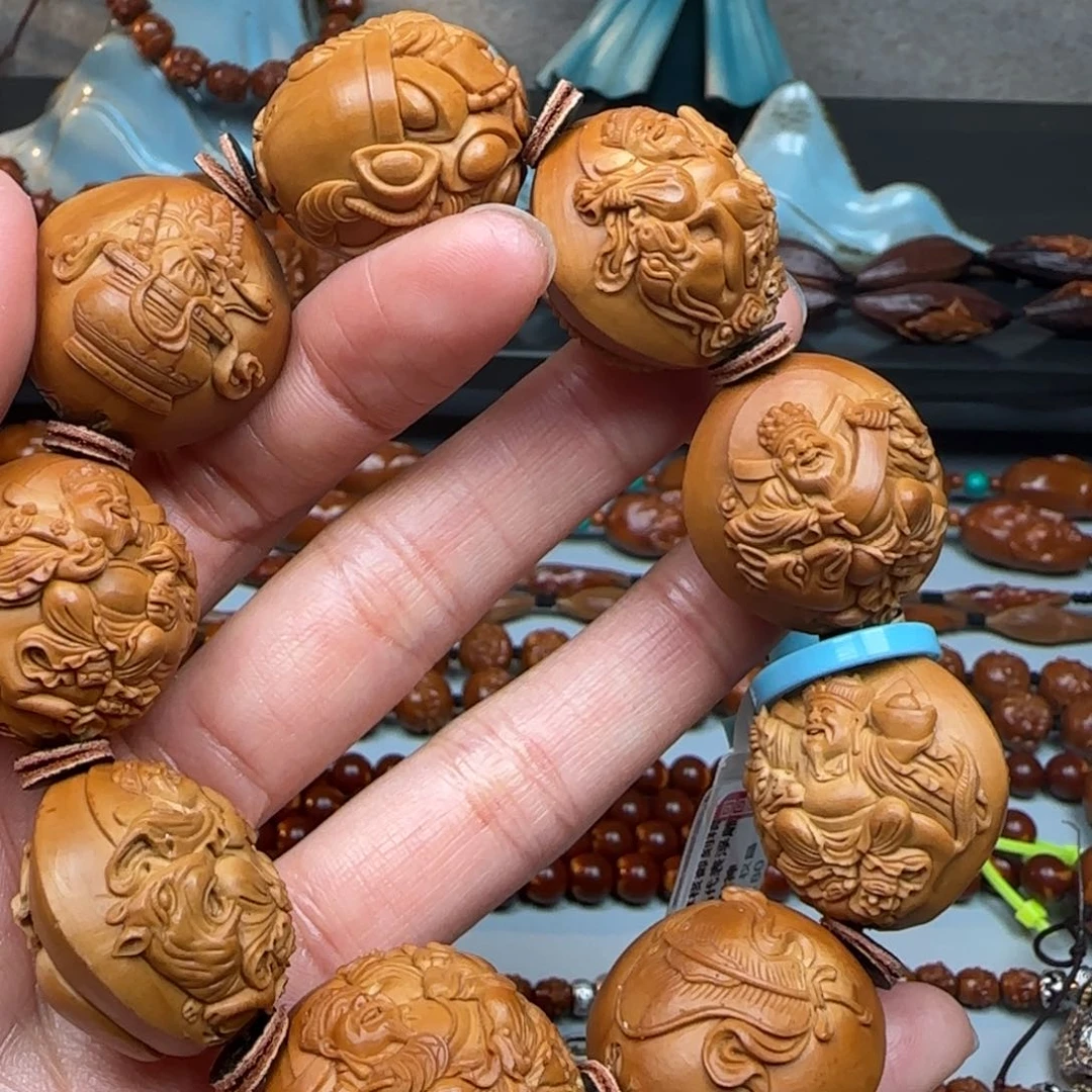 橄榄核手串/手链2.6尺寸八方来财手串